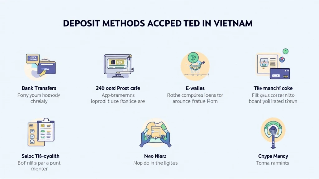 HIBT's deposit methods accepted in Vietnam