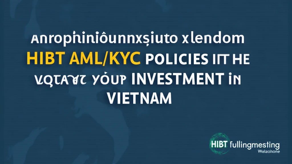 HIBT AML/KYC policies investment for beginners Vietnam