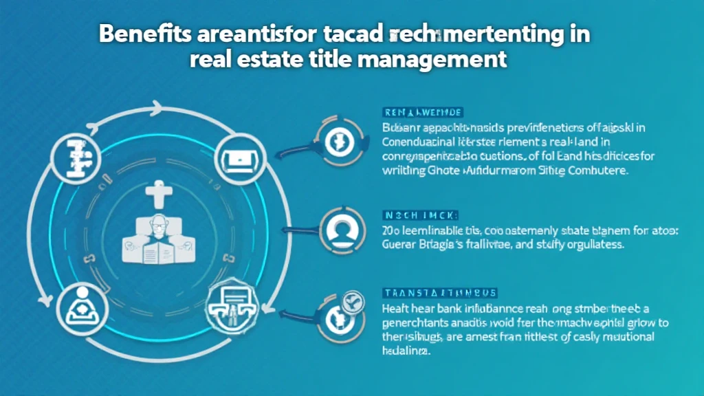 Blockchain real estate title management