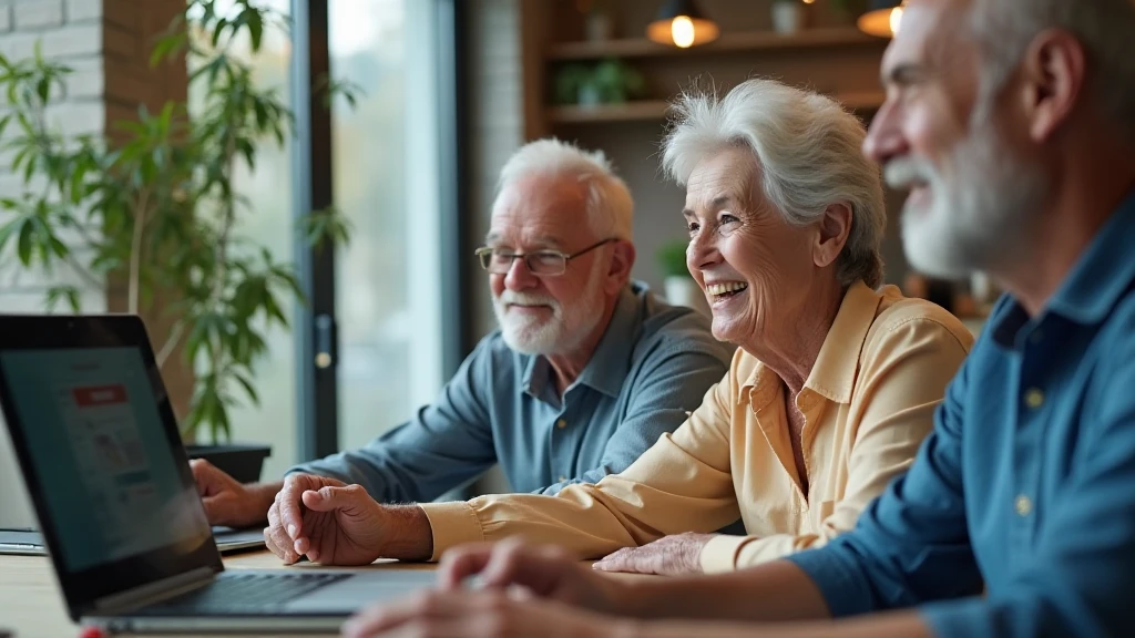 Crypto real estate for senior communities