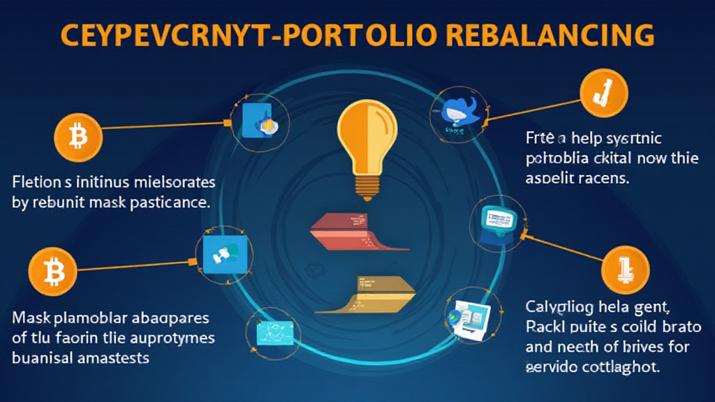 Cryptocurrency portfolio rebalancing