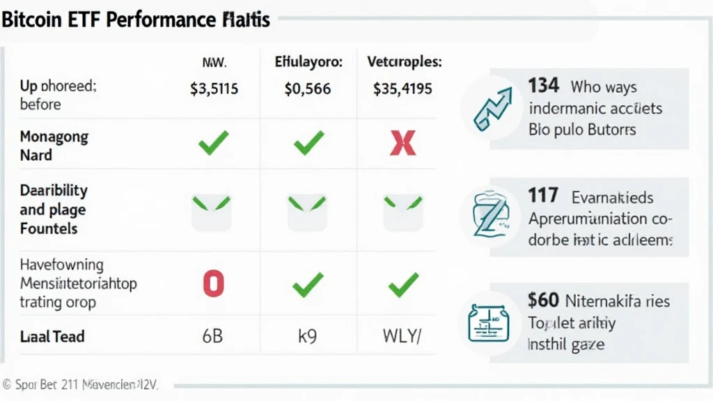 Bitcoin ETF performance metrics