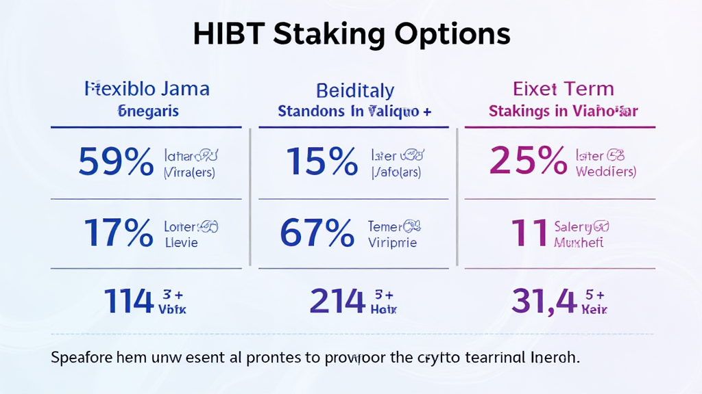 Exploring HiBT Staking Options: Unlocking Passive Income in Crypto