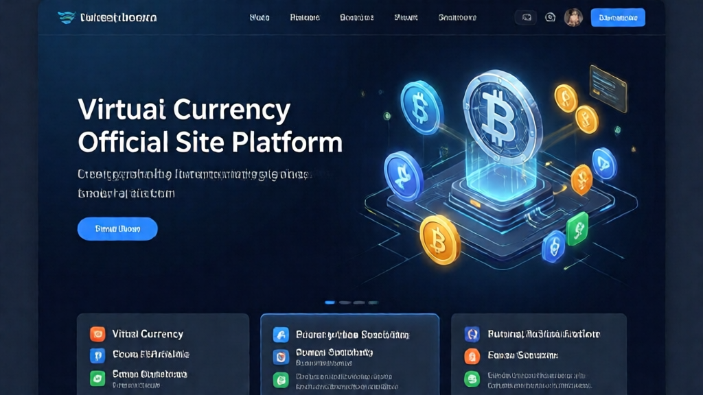 Virtual Currency Official Site Platform